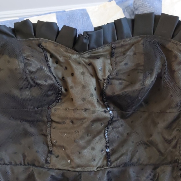 Flamenco Spanish Strapless Costume Gown - Picture 10 of 12